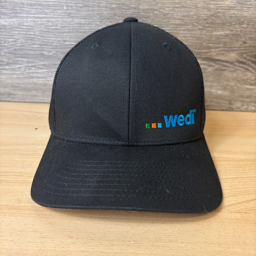 Wedi Hat Cap L/XL Black Mesh Back Flexfit